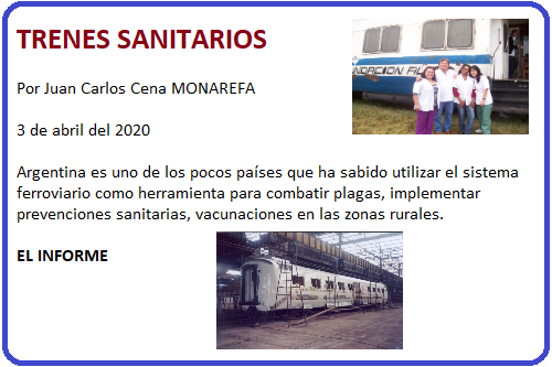 TRENES SANITARIOS